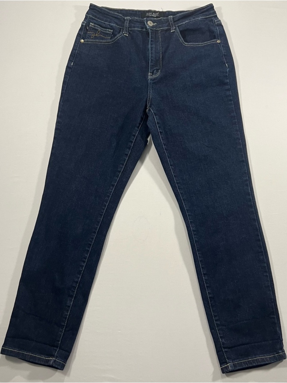 Judy Blue Mom Jeans size 9/29 High Rise Dark Wash Stretch Denim